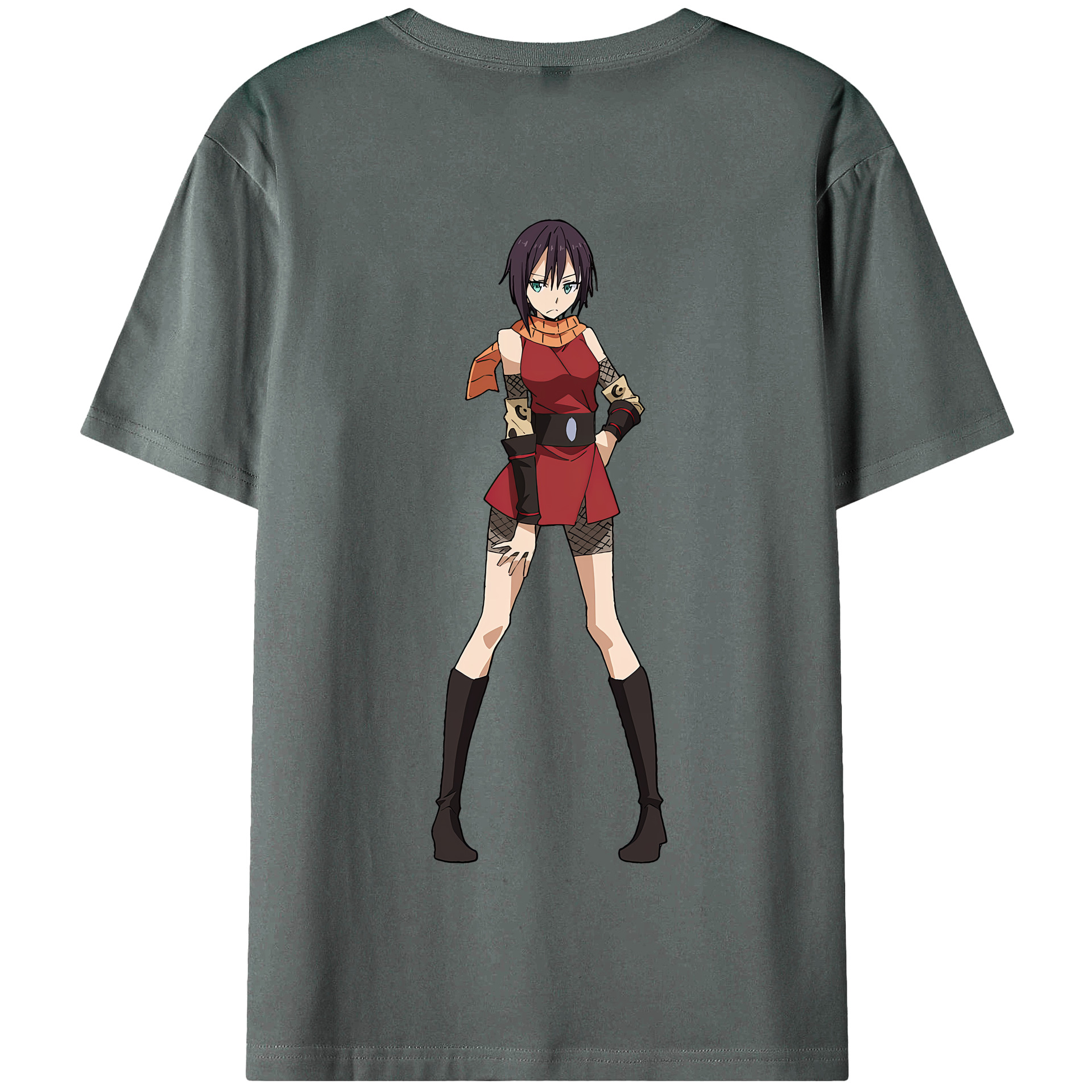 （画像用） 転スラ Regarding Reincarnated to Slime 綿100％半袖Tシャツ（背面プリント）